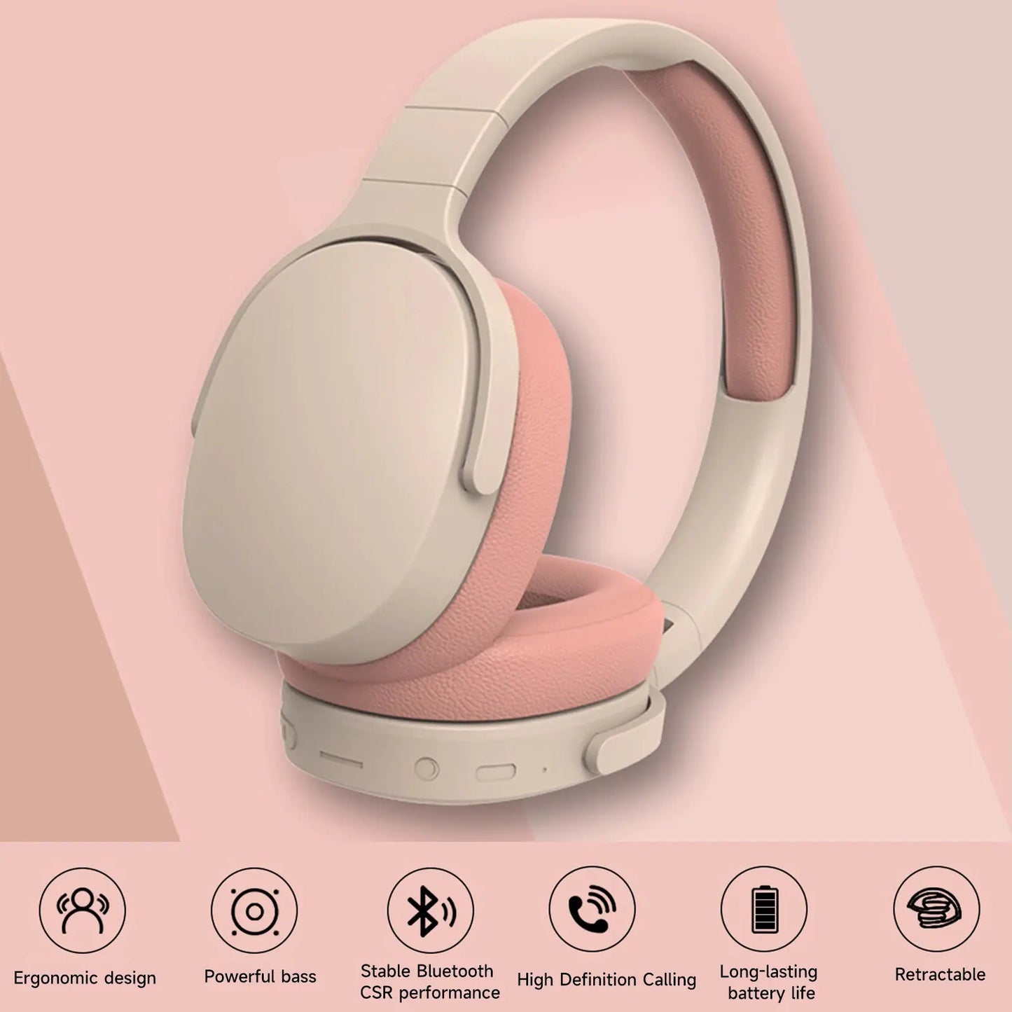 Portable SilentPro Bluetooth 5.1 Headphones