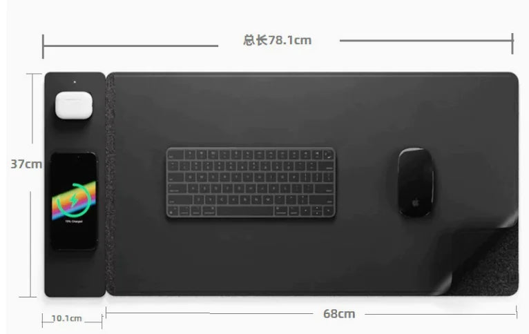 Magnetic 15W Charging Mouse Mat