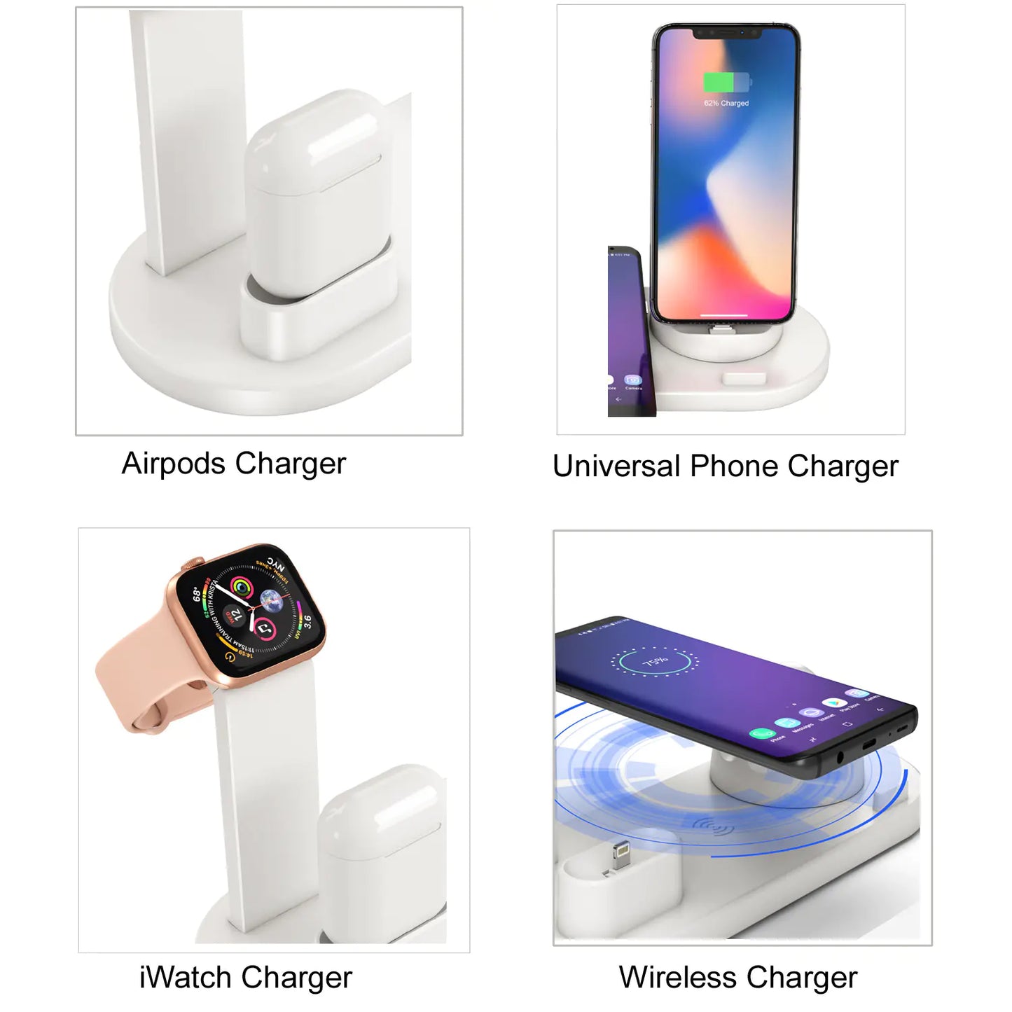 4-in-1 Apple Device Charging Station
